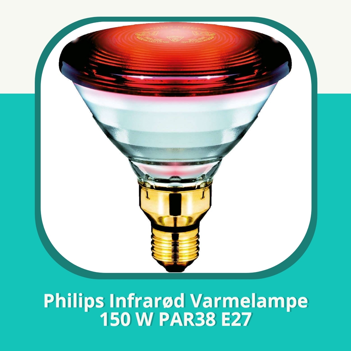 Anmeldelse af Philips Infrarød Varmelampe 150 W PAR38 E27