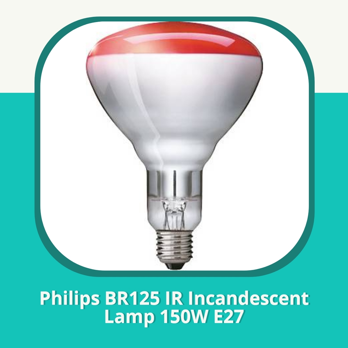 Anmeldelse af Philips BR125 IR Incandescent Lamp 150W E27