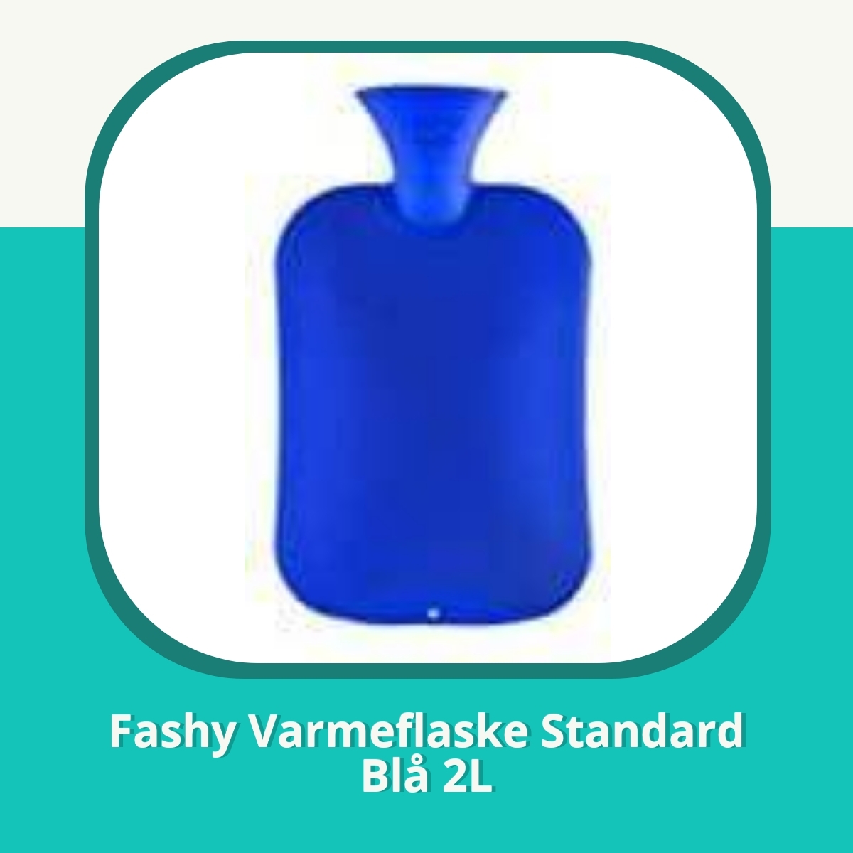 Anmeldelse af Fashy Varmeflaske Standard Blå 2L