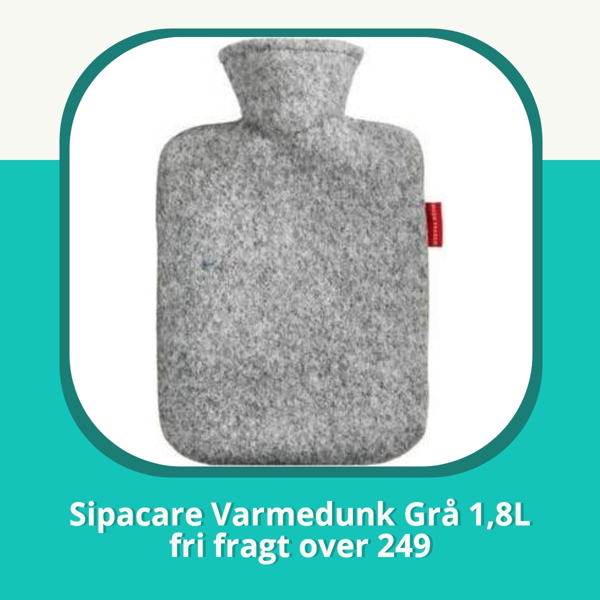 Anmeldelse af Sipacare Varmedunk Grå 1,8L fri fragt over 249