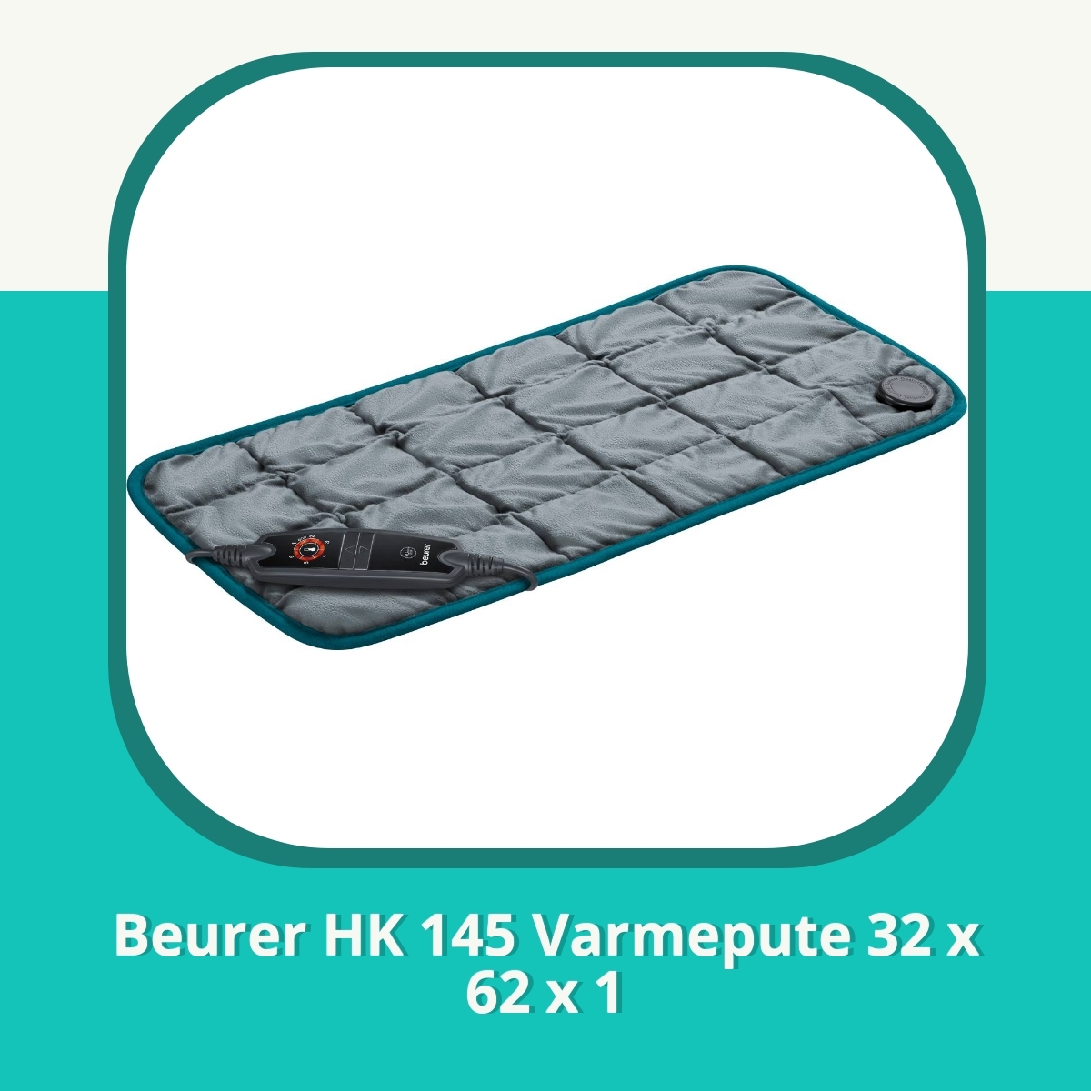 Anmeldelse af Beurer HK 145 Varmepute 32 x 62 x 1