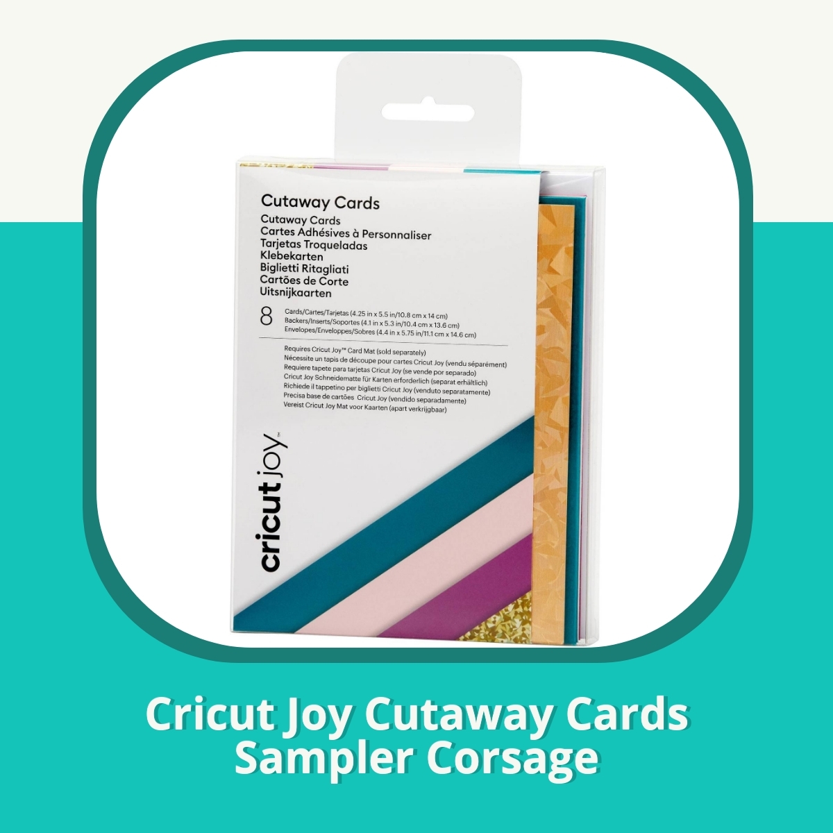 Recension af Cricut Joy Cutaway Cards Sampler Corsage