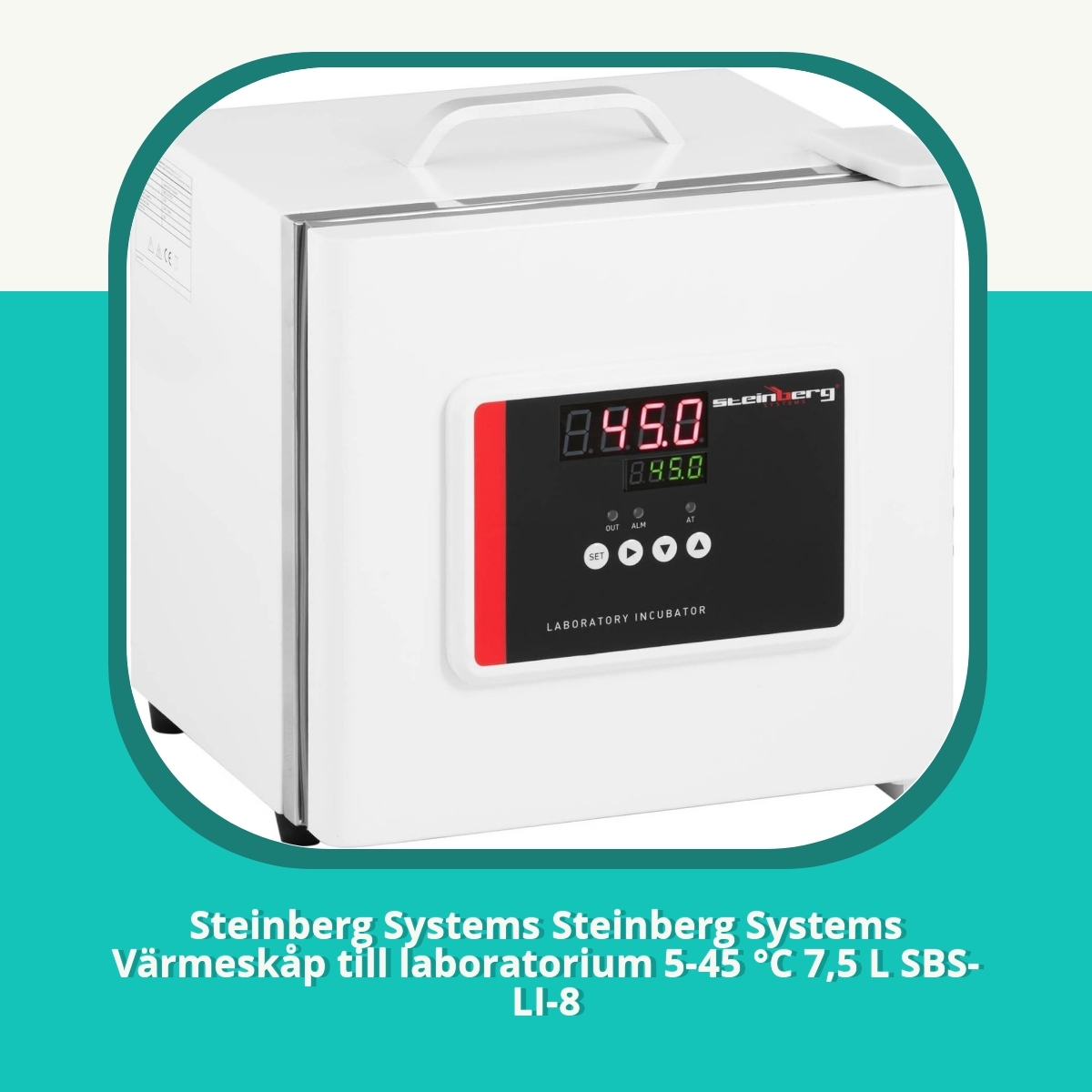 Recension af Steinberg Systems Steinberg Systems Värmeskåp till laboratorium 5-45 °C 7,5 L SBS-LI-8