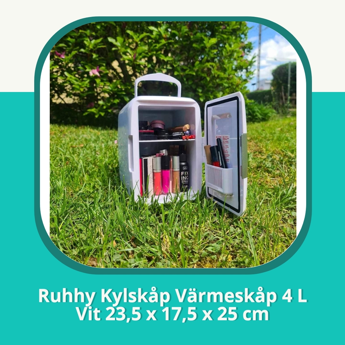 Recension Ruhhy Kylskåp Värmeskåp 4 L Vit 23,5 x 17,5 x 25 cm