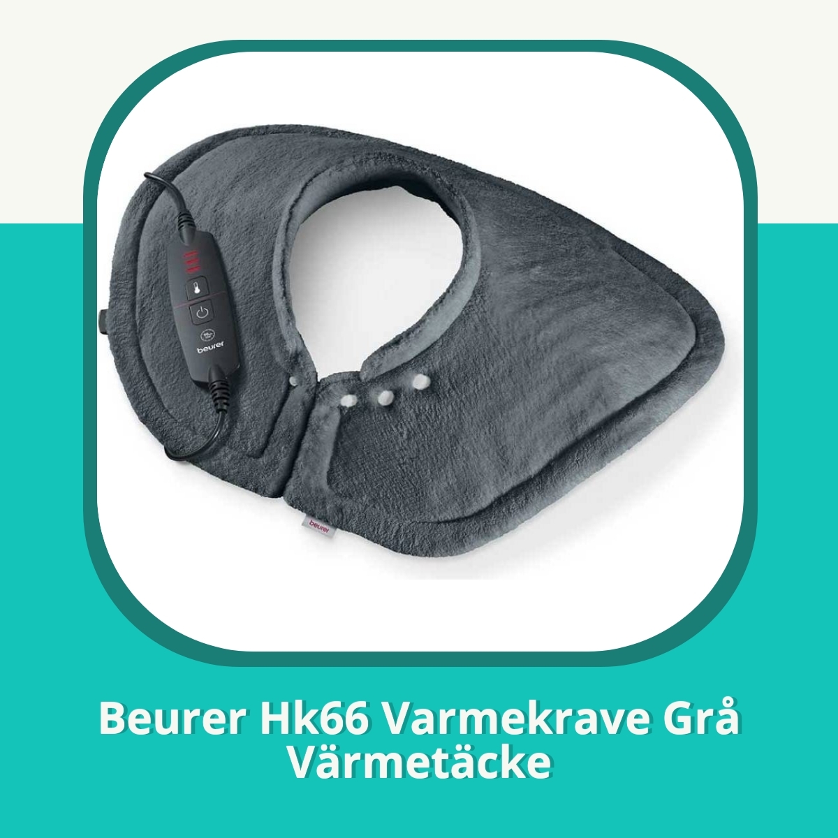 Recension Beurer Hk66 Varmekrave Grå Värmetäcke