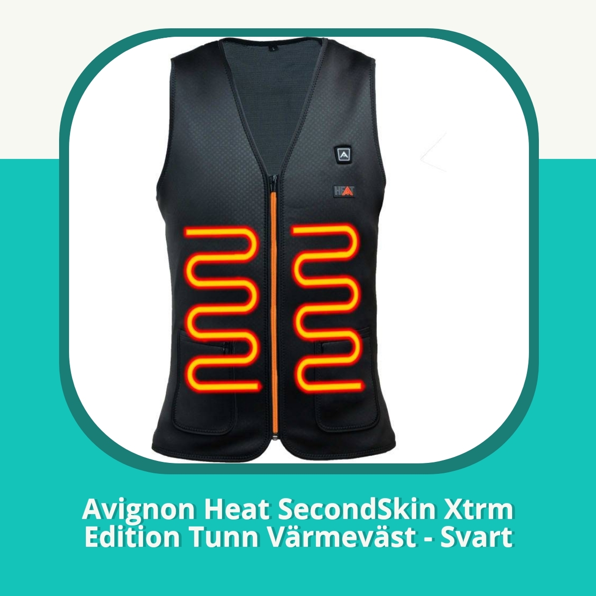 Recension af Avignon Heat SecondSkin Xtrm Edition Tunn Värmeväst - Svart