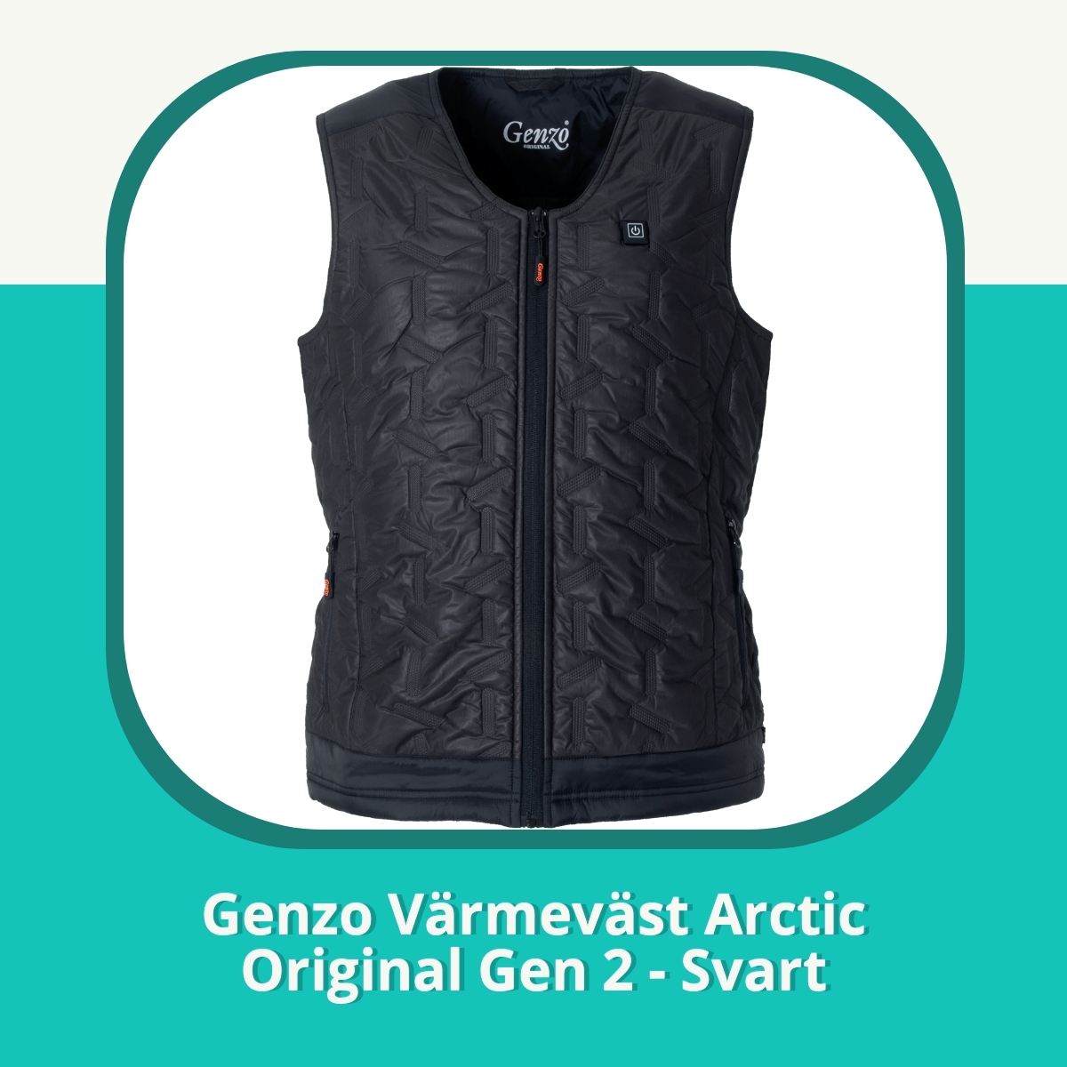 Recension af Genzo Värmeväst Arctic Original Gen 2 - Svart