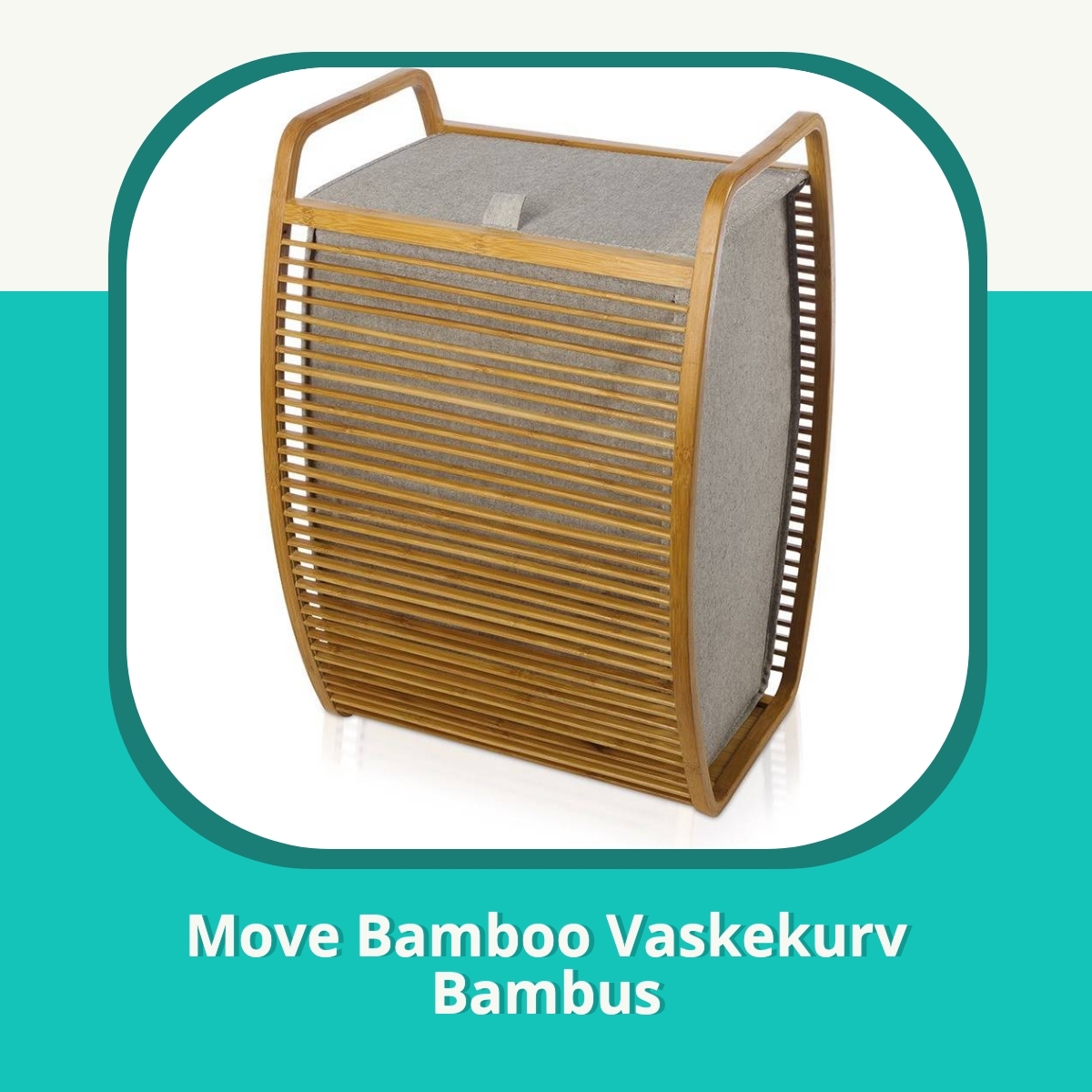 Anmeldelse Move Bamboo Vaskekurv Bambus