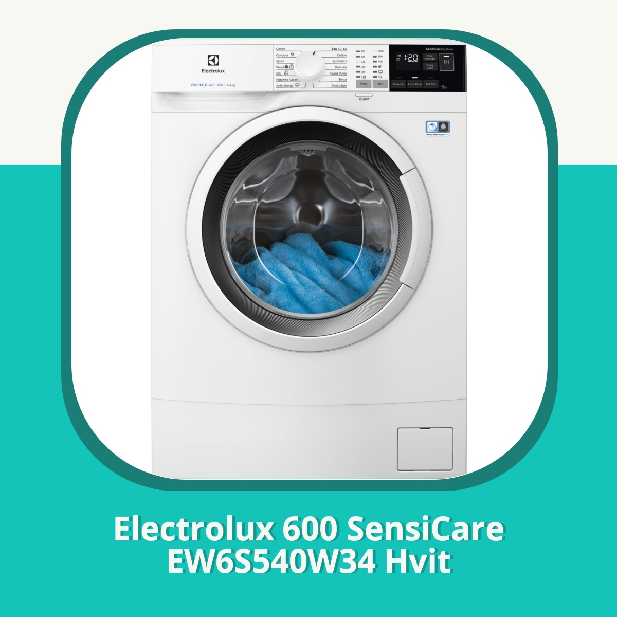 Anmeldelse af Electrolux 600 SensiCare EW6S540W34 Hvit