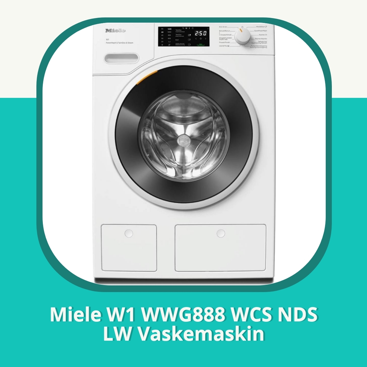 Anmeldelse af Miele W1 WWG888 WCS NDS LW Vaskemaskin