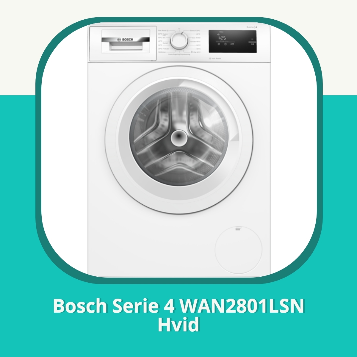 Anmeldelse af Bosch Serie 4 WAN2801LSN Hvid