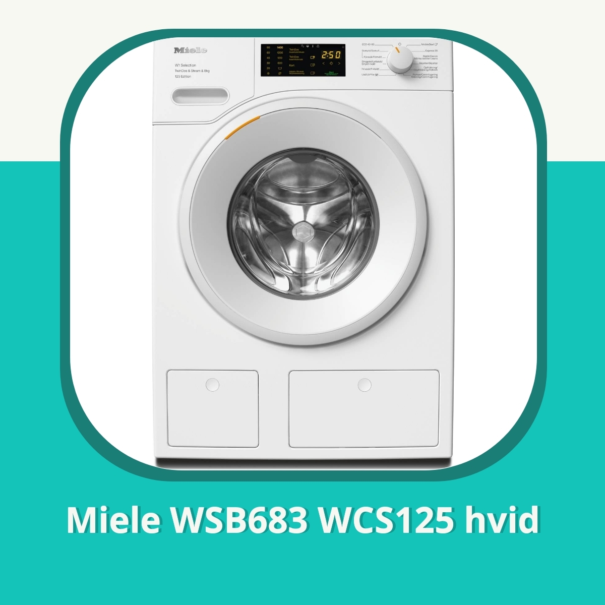 Anmeldelse af Miele WSB683 WCS125 hvid