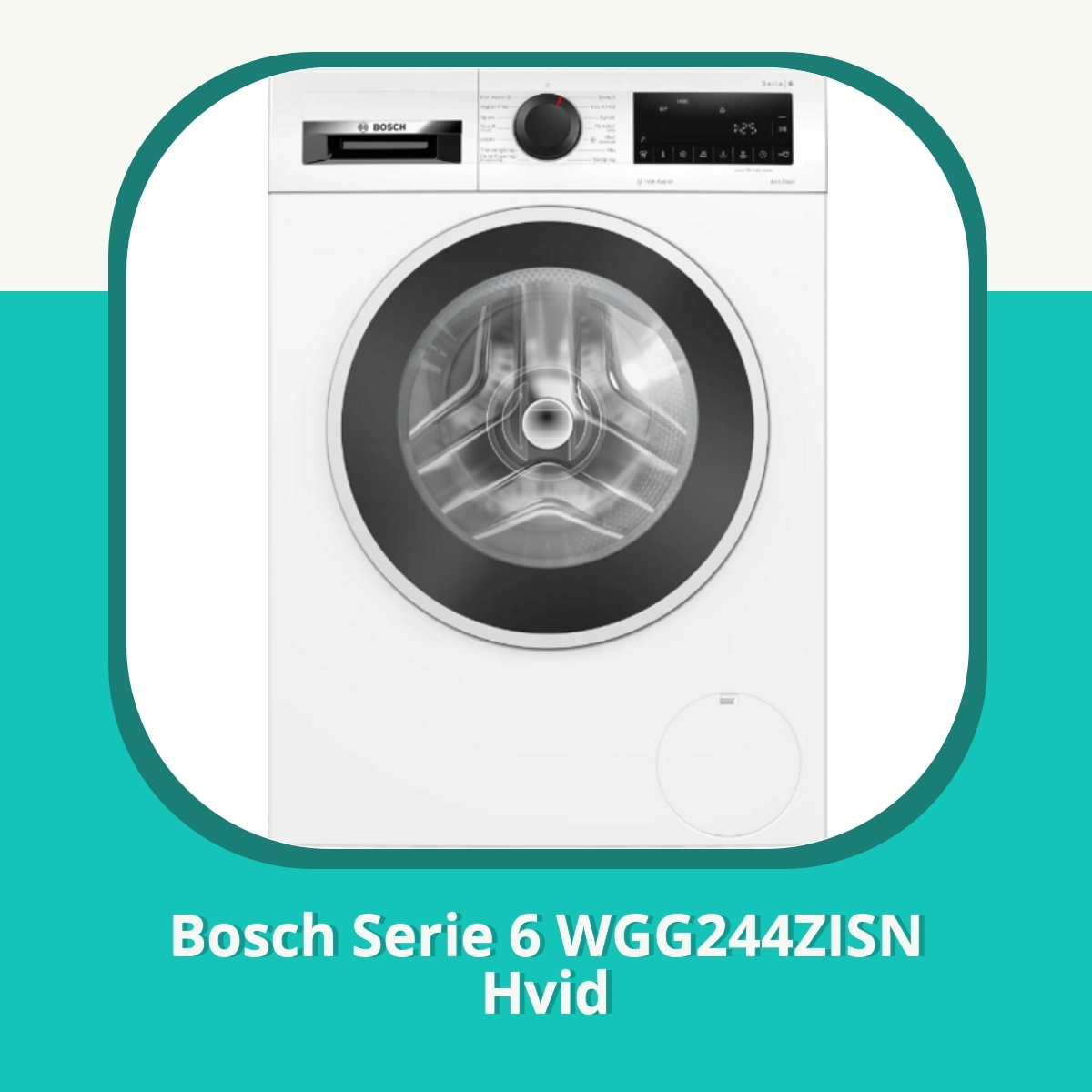 Anmeldelse af Bosch Serie 6 WGG244ZISN Hvid