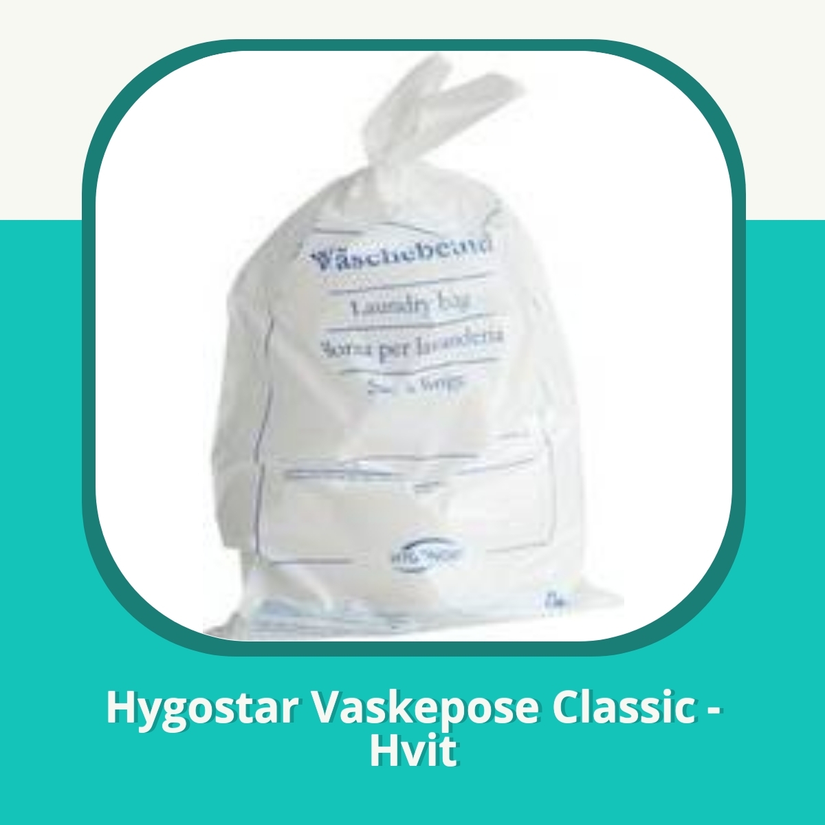 Anmeldelse af Hygostar Vaskepose Classic - Hvit