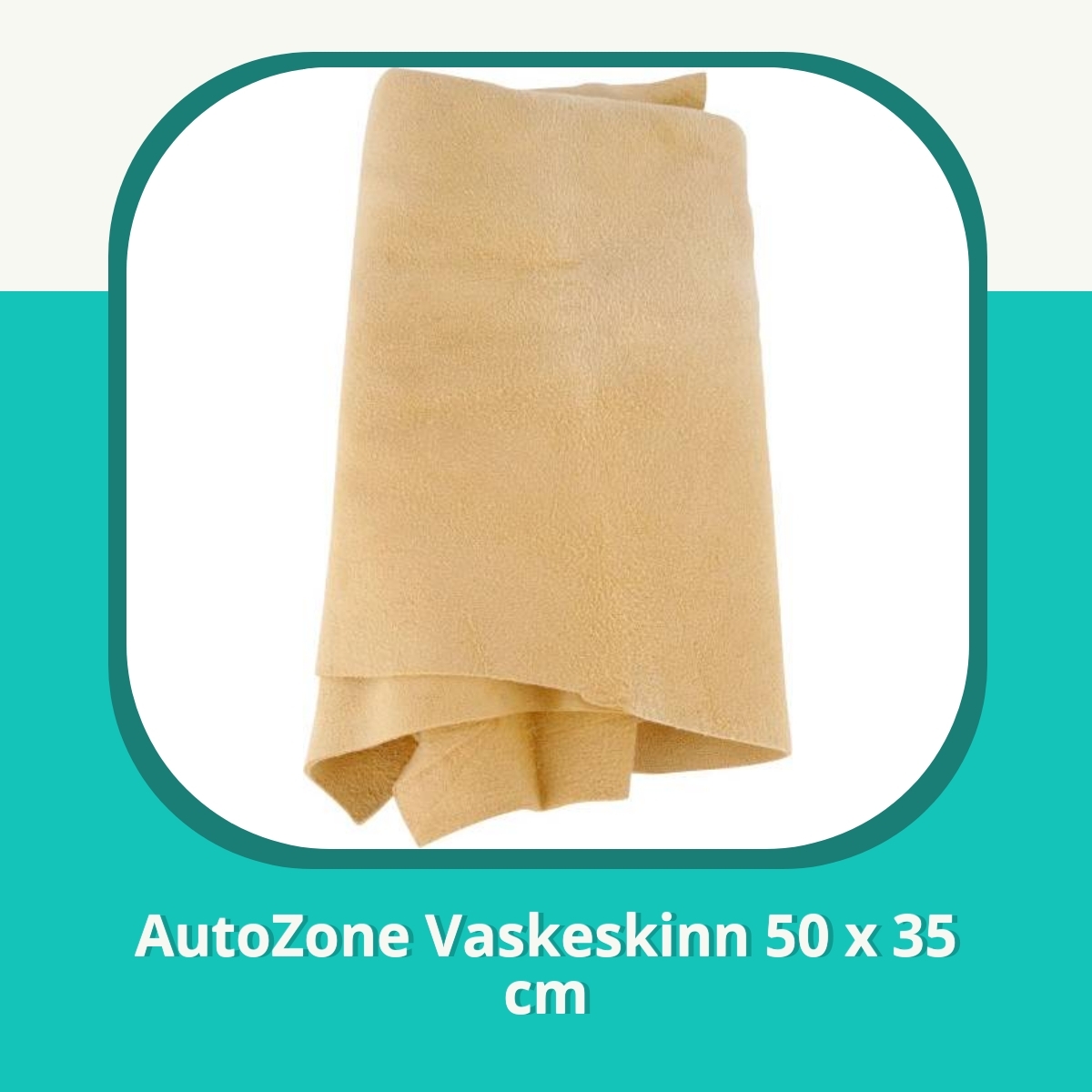 Anmeldelse af AutoZone Vaskeskinn 50 x 35 cm