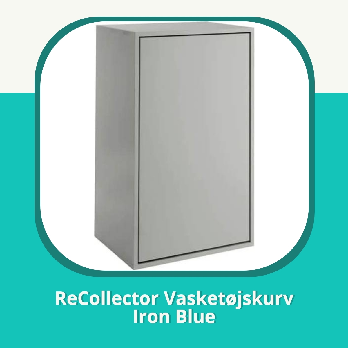 Anmeldelse af ReCollector Vasketøjskurv Iron Blue
