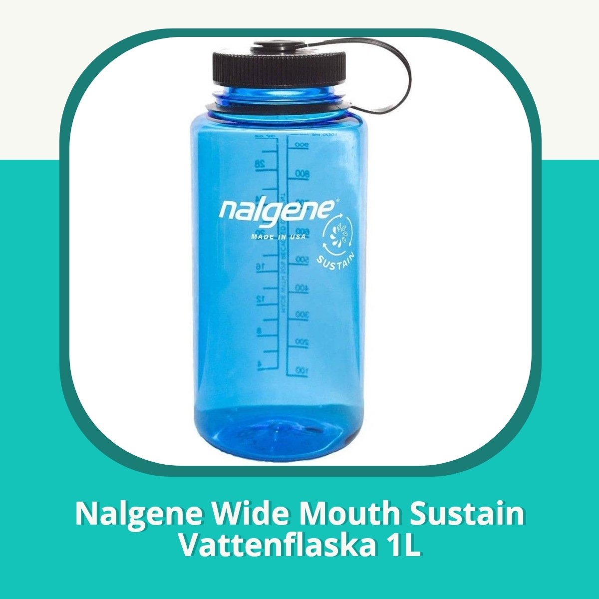 Recension af Nalgene Wide Mouth Sustain Vattenflaska 1L