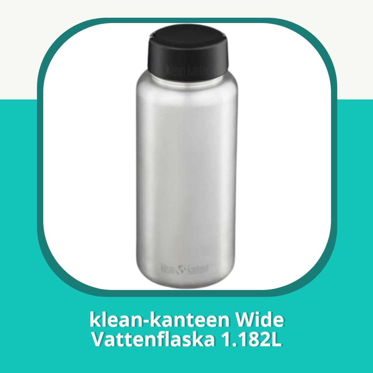 Recension af klean-kanteen Wide Vattenflaska 1.182L