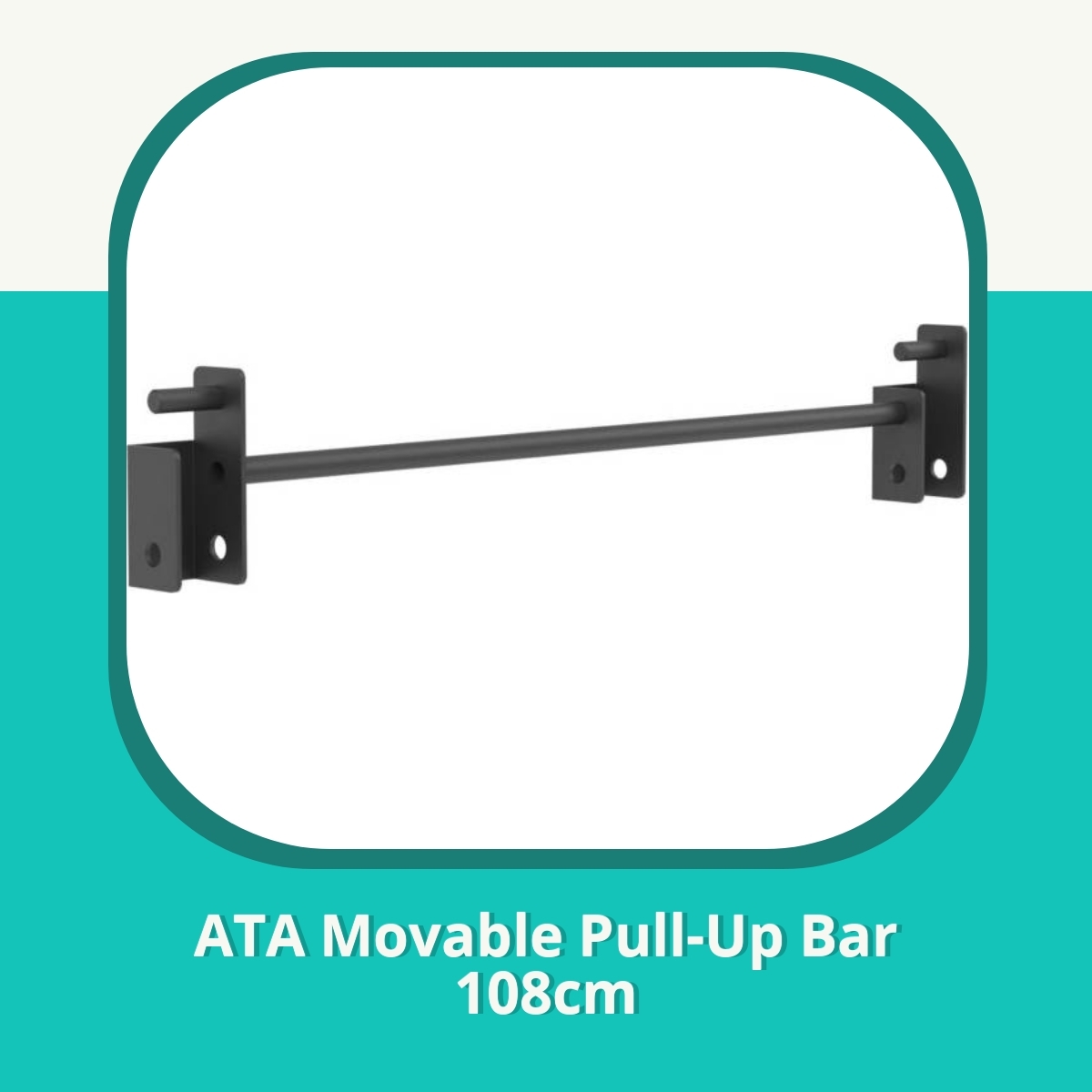 Anmeldelse af ATA Movable Pull-Up Bar 108cm