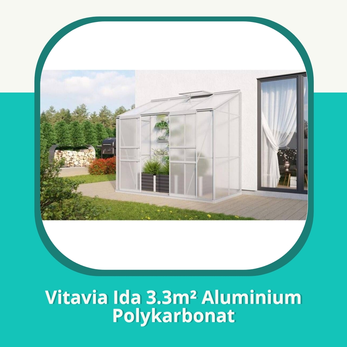 Anmeldelse af Vitavia Ida 3.3m² Aluminium Polykarbonat
