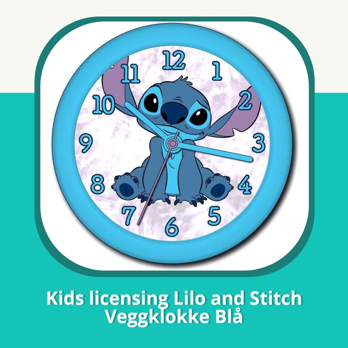 Anmeldelse af Kids licensing Lilo and Stitch Veggklokke Blå