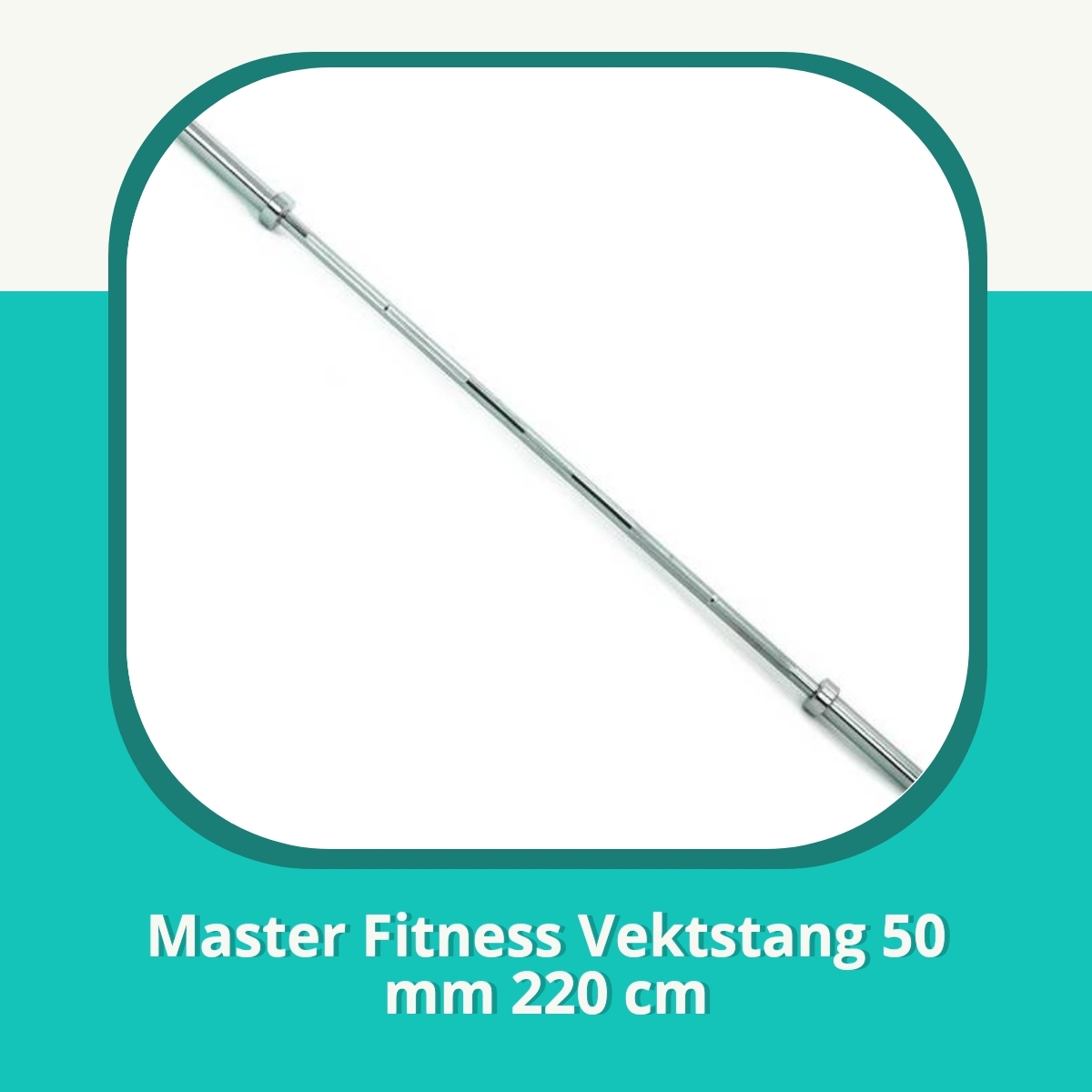 Anmeldelse Master Fitness Vektstang 50 mm 220 cm