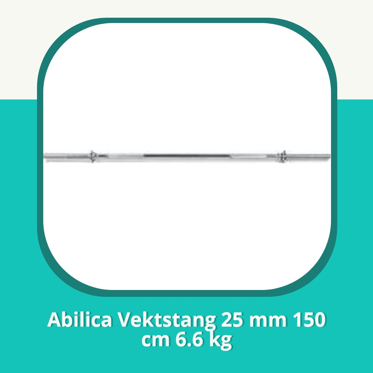 Anmeldelse af Abilica Vektstang 25 mm 150 cm 6.6 kg