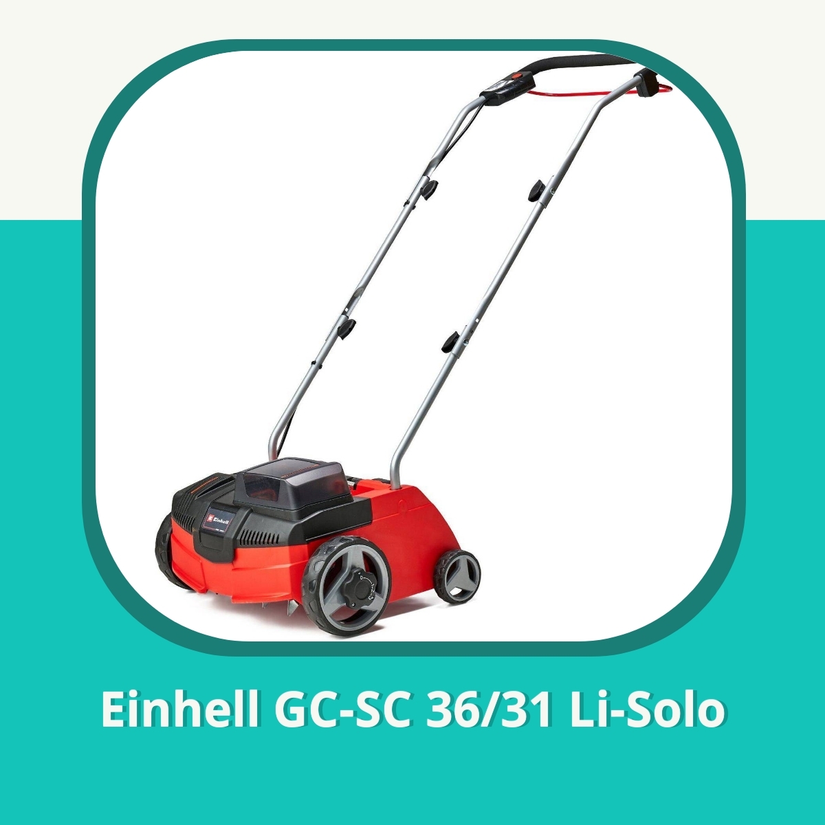Recension af Einhell GC-SC 36/31 Li-Solo