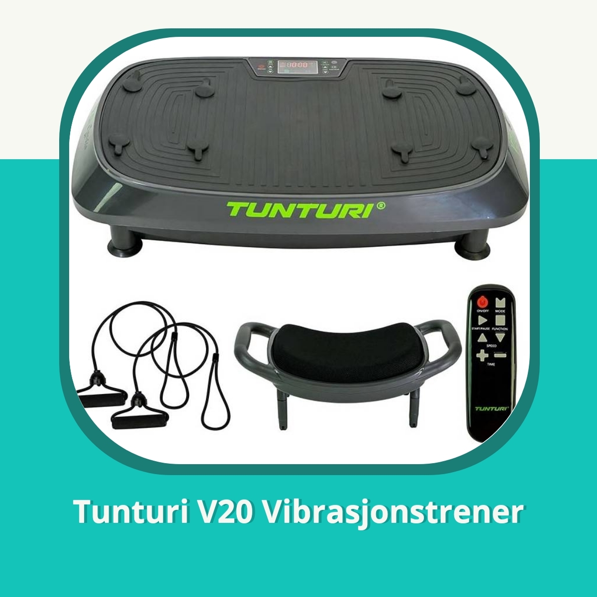 Anmeldelse af Tunturi V20 Vibrasjonstrener
