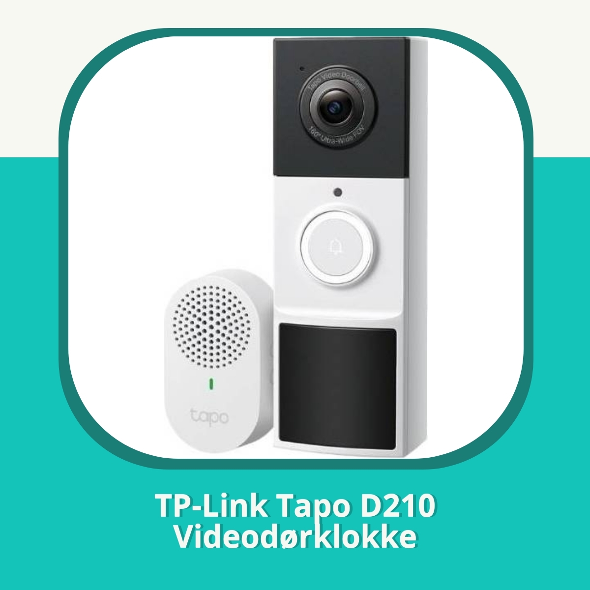 Anmeldelse af TP-Link Tapo D210 Videodørklokke