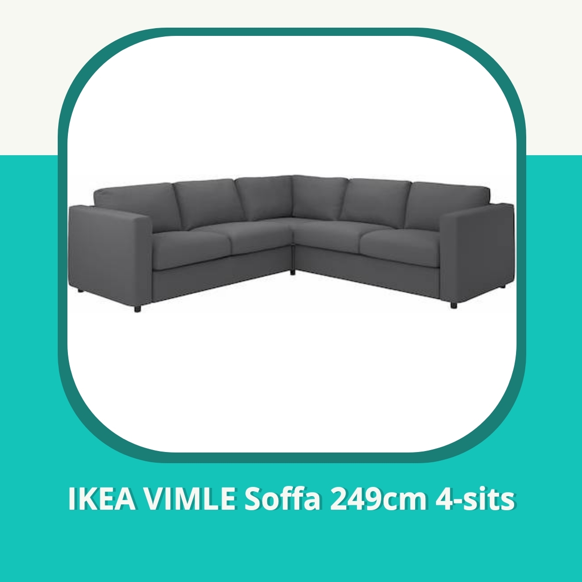 Recension af IKEA VIMLE Soffa 249cm 4-sits