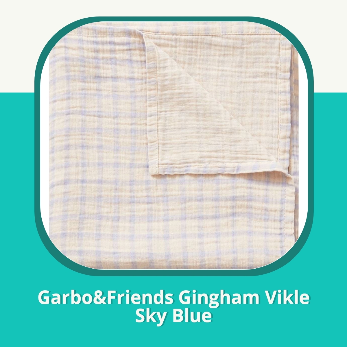 Anmeldelse af Garbo&Friends Gingham Vikle Sky Blue