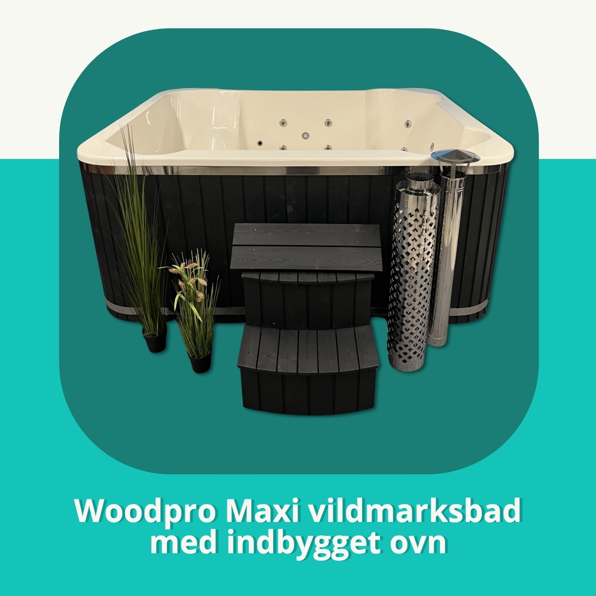 Anmeldelse af Woodpro Maxi vildmarksbad med indbygget ovn