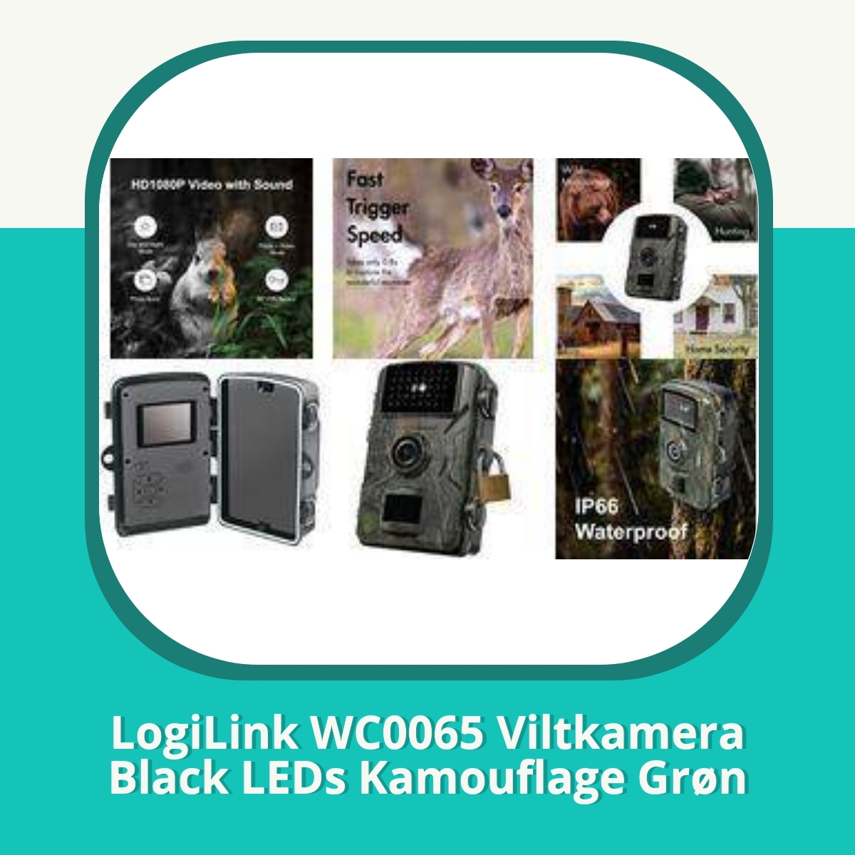 Recension af LogiLink WC0065 Viltkamera Black LEDs Kamouflage Grøn