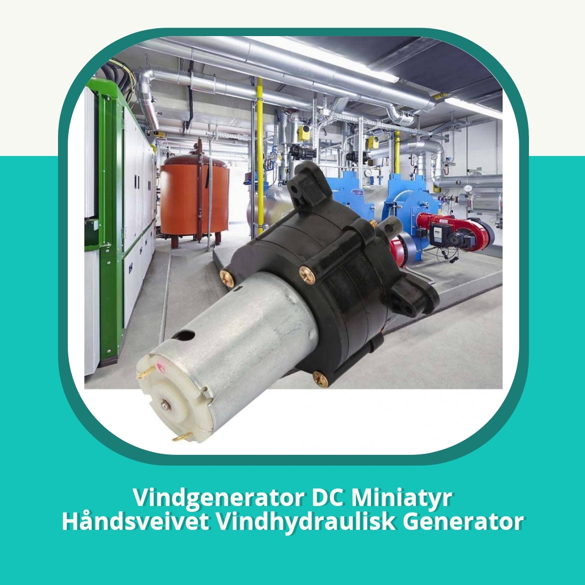 Anmeldelse Vindgenerator DC Miniatyr Håndsveivet Vindhydraulisk Generator