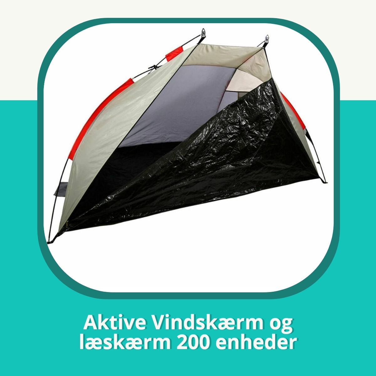 Anmeldelse af Aktive Vindskærm og læskærm 200 enheder