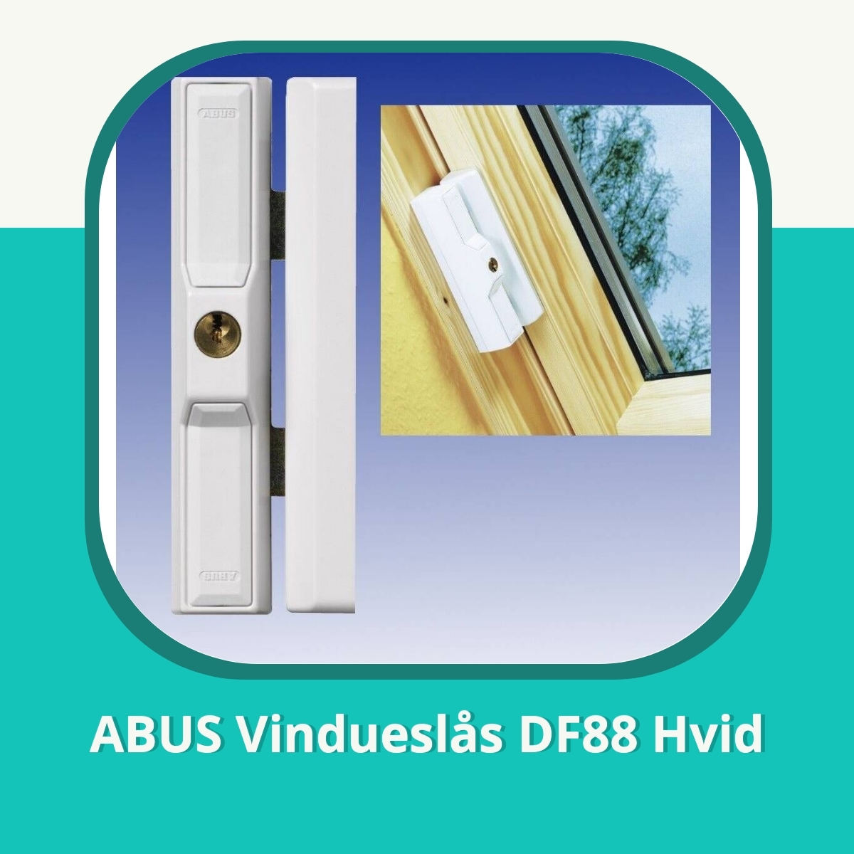 Anmeldelse af ABUS Vindueslås DF88 Hvid