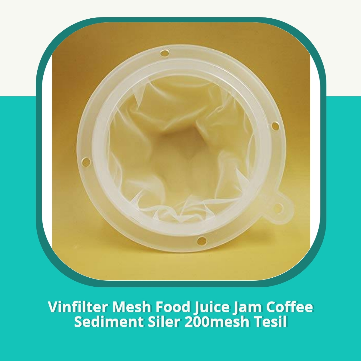 Recension af Vinfilter Mesh Food Juice Jam Coffee Sediment Siler 200mesh Tesil