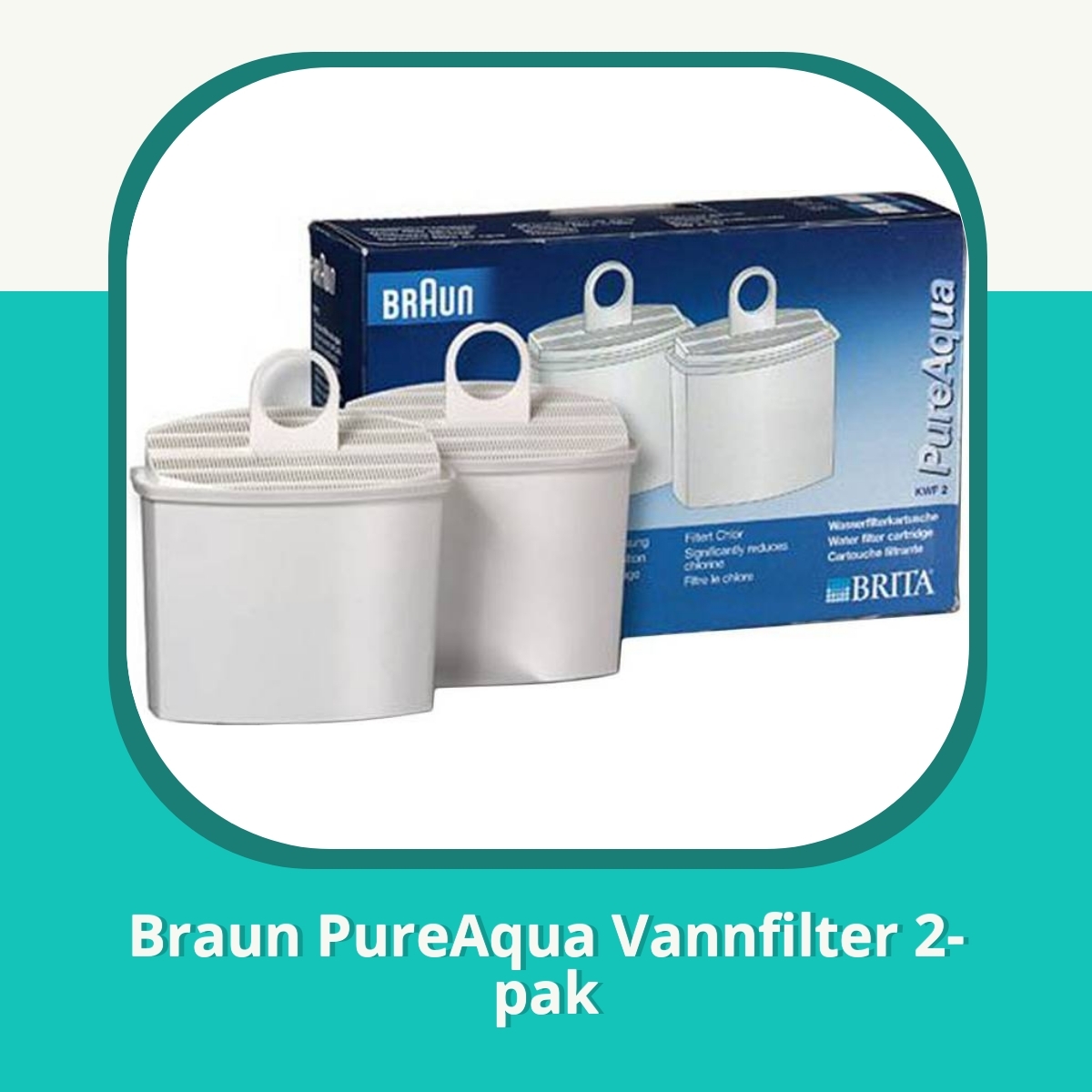 Anmeldelse af Braun PureAqua Vannfilter 2-pak