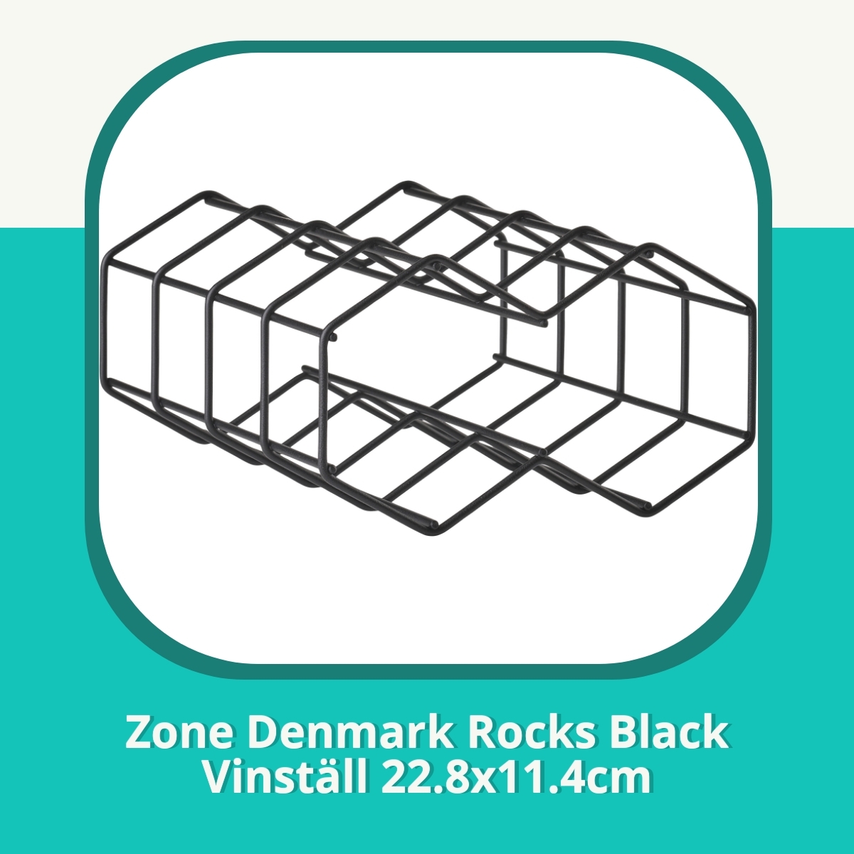 Recension af Zone Denmark Rocks Black Vinställ 22.8x11.4cm