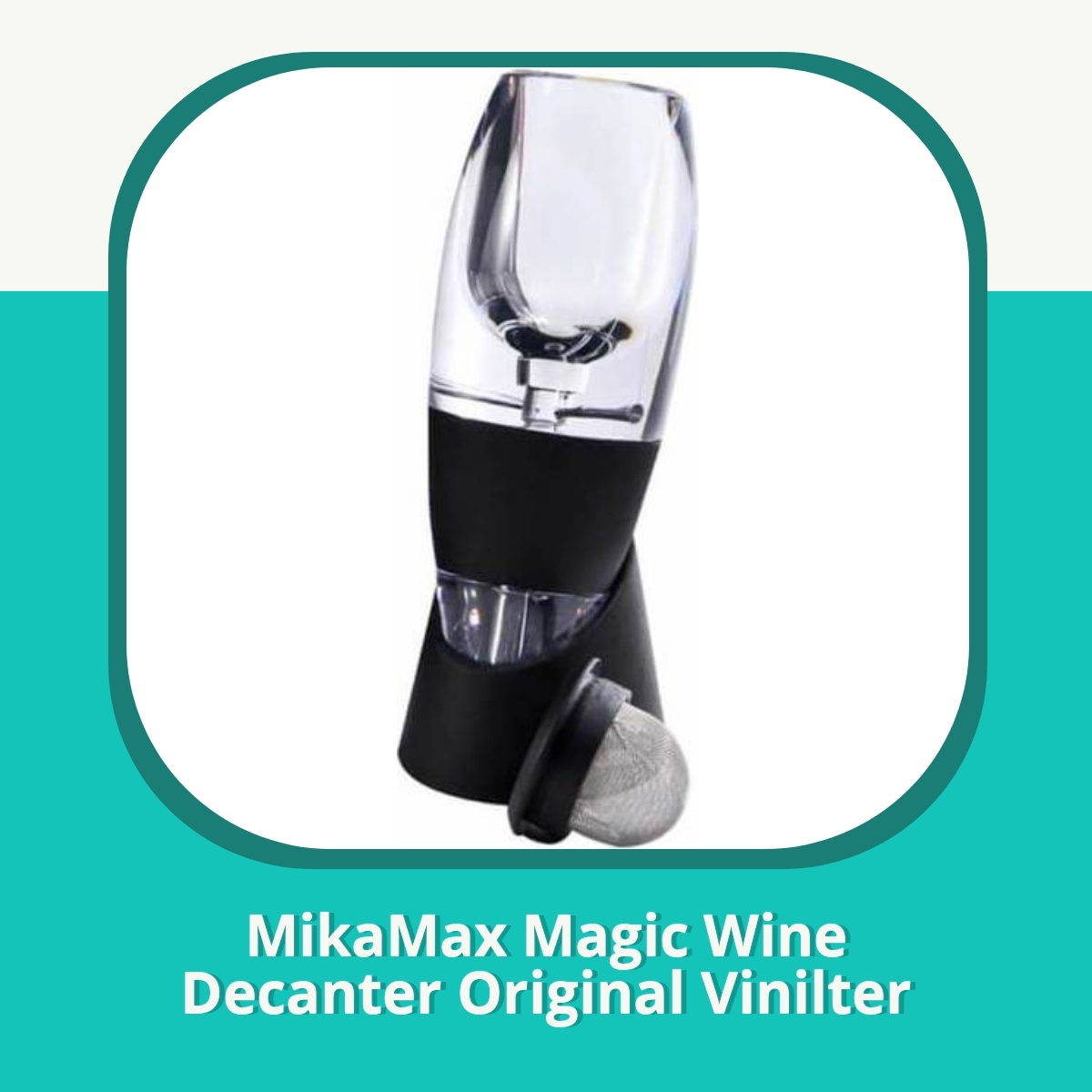 Anmeldelse af MikaMax Magic Wine Decanter Original Vinilter