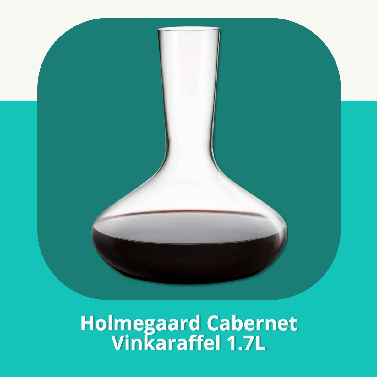 Anmeldelse af Holmegaard Cabernet Vinkaraffel 1.7L