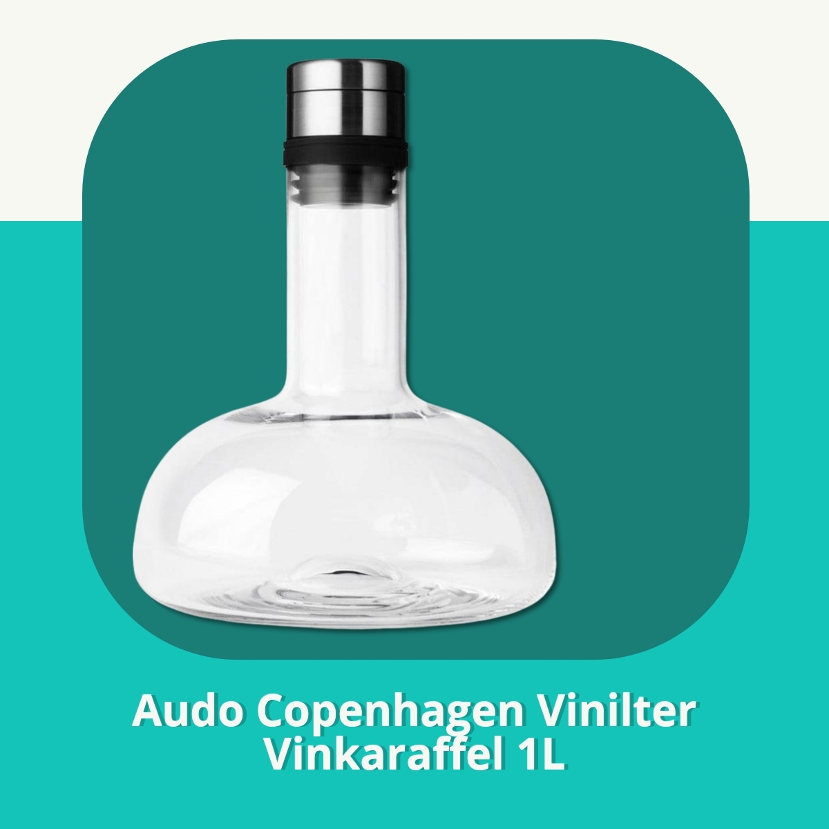 Anmeldelse af Audo Copenhagen Vinilter Vinkaraffel 1L