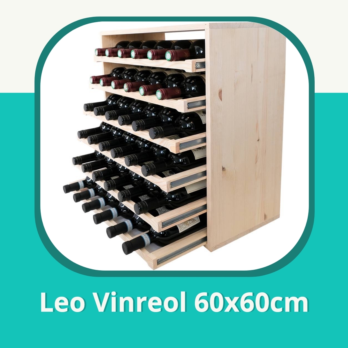 Anmeldelse af Leo Vinreol 60x60cm