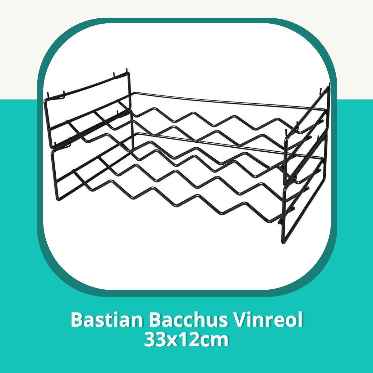 Anmeldelse af Bastian Bacchus Vinreol 33x12cm