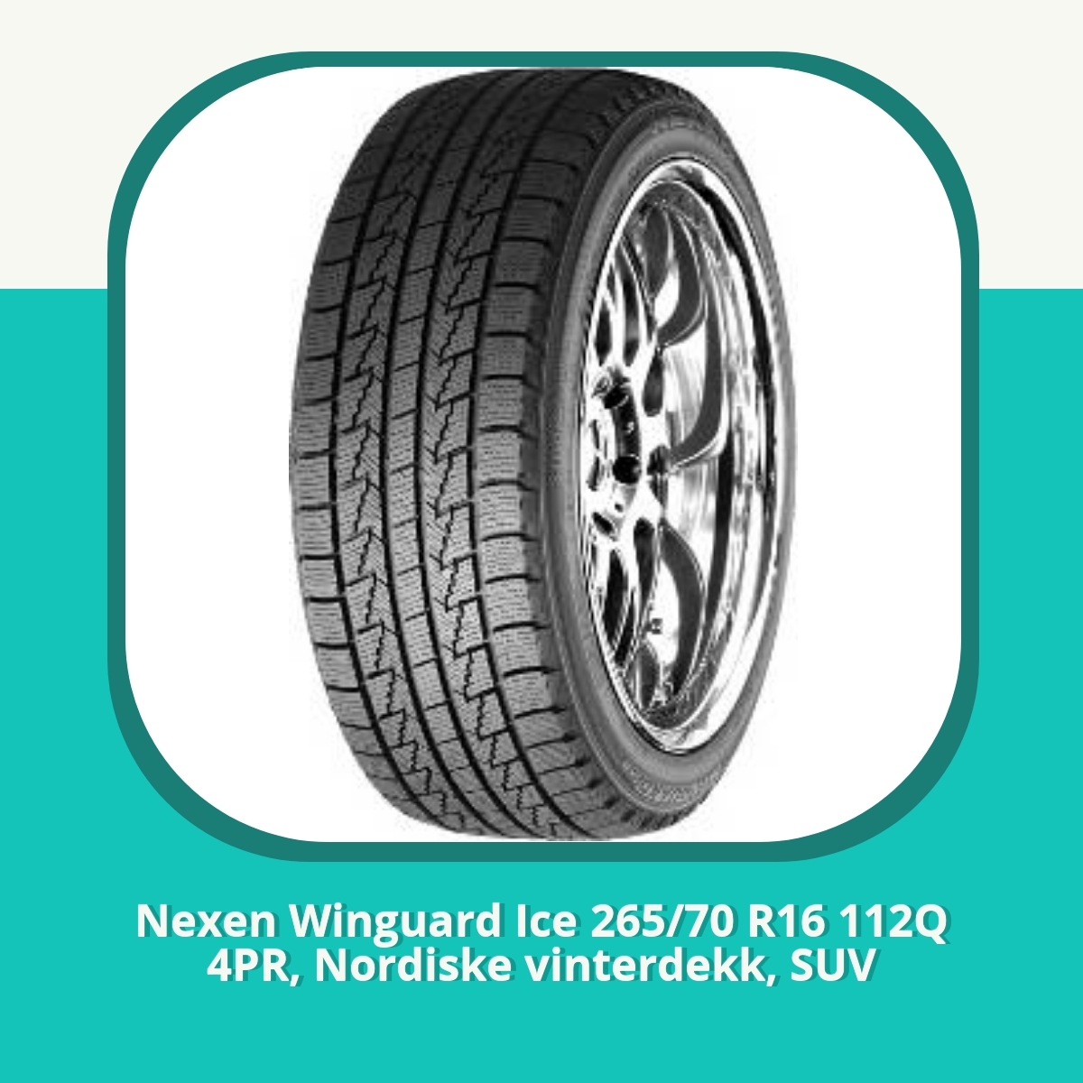 Anmeldelse af Nexen Winguard Ice 265/70 R16 112Q 4PR, Nordiske vinterdekk, SUV