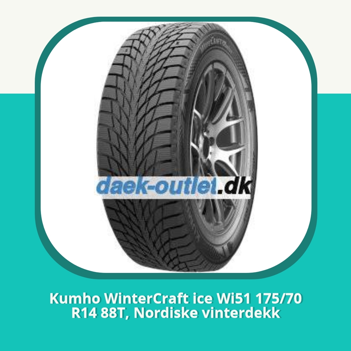 Anmeldelse af Kumho WinterCraft ice Wi51 175/70 R14 88T, Nordiske vinterdekk