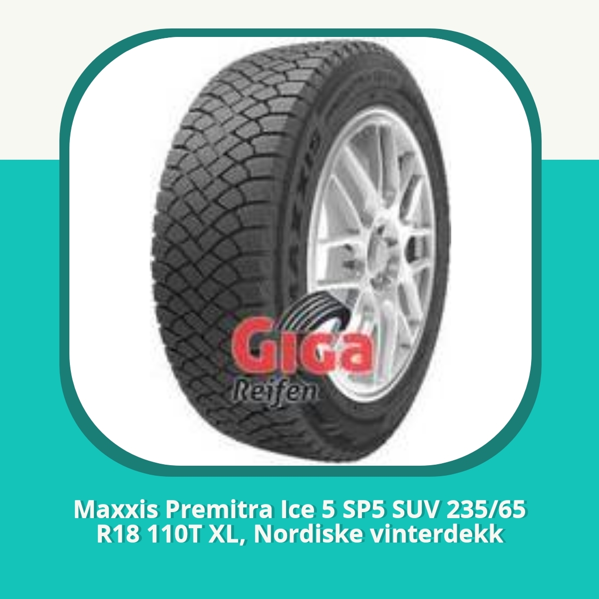 Anmeldelse af Maxxis Premitra Ice 5 SP5 SUV 235/65 R18 110T XL, Nordiske vinterdekk