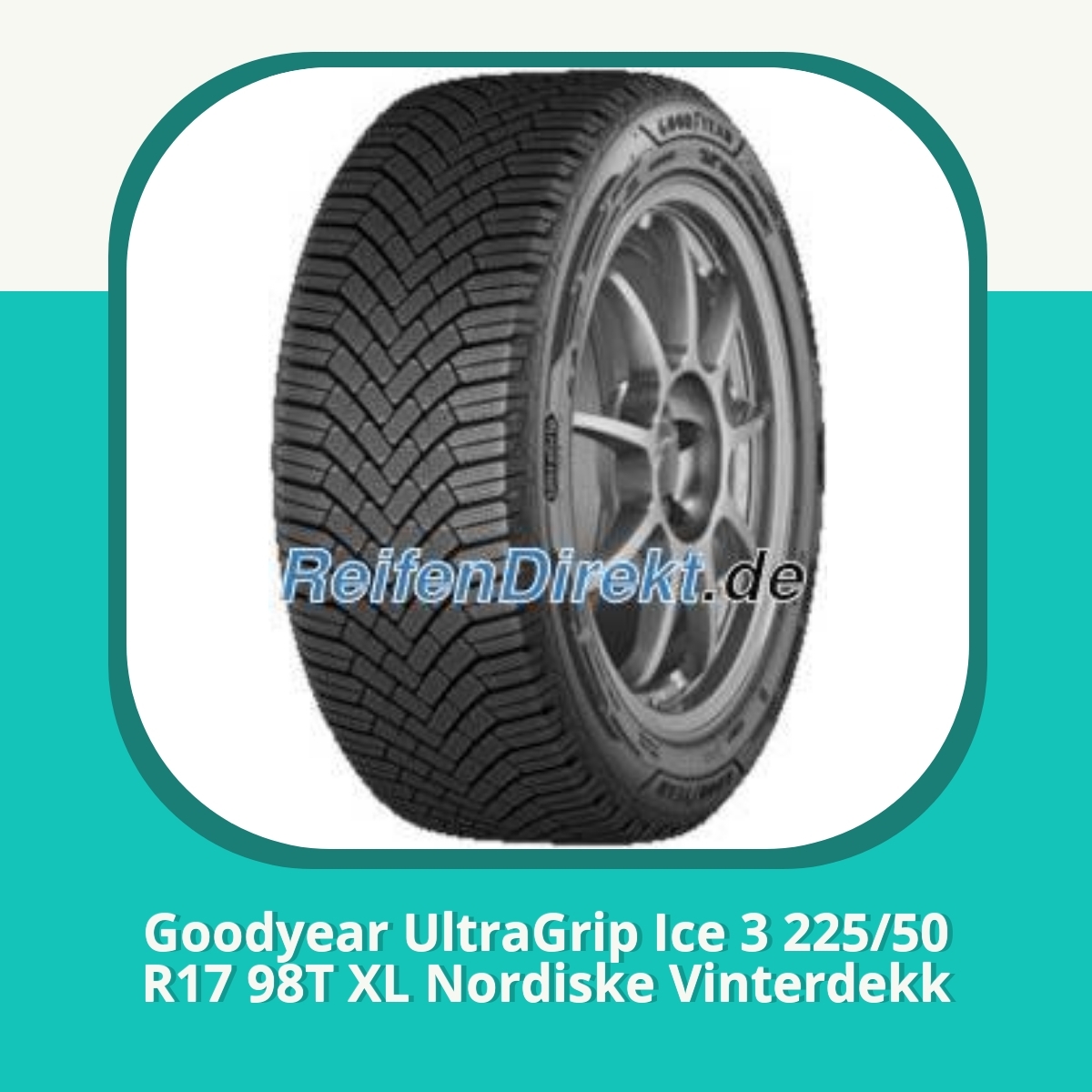 Anmeldelse af Goodyear UltraGrip Ice 3 225/50 R17 98T XL Nordiske Vinterdekk