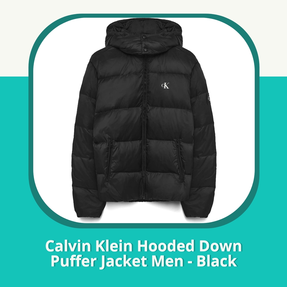 Recension af Calvin Klein Hooded Down Puffer Jacket Men - Black